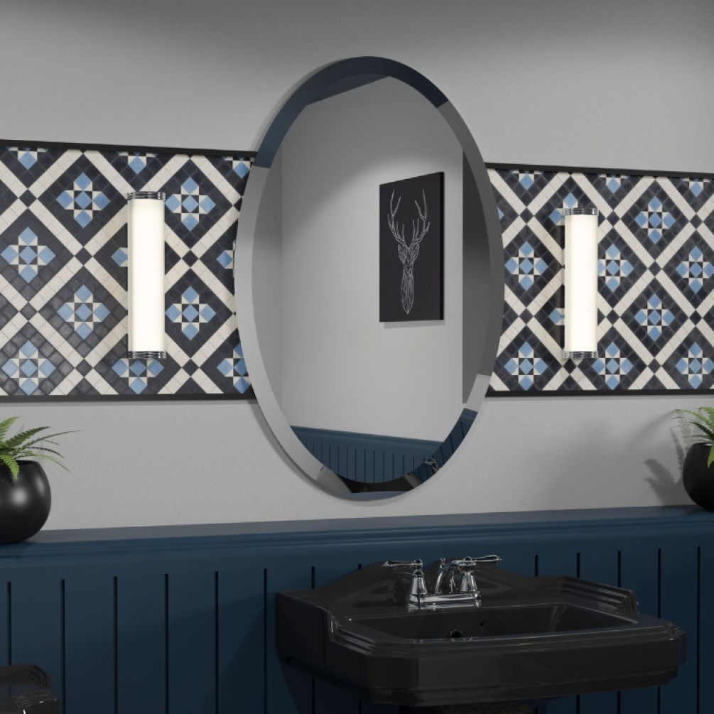 Product Lifestyle image of Origins Living Porterhouse Oval Mirror